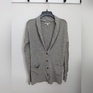 Banana Republic Gray Cashmere Cardigan Sweater Size Small